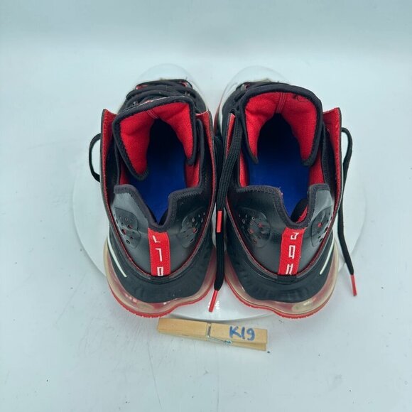 Nike Lebron 19 Low Bred Men Size 11.5 DH1270 001 Black White Red Training Shoes - Picture 10 of 12